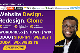 design redesign revamp weebly showit webshop duba odoo wix ecommerce website