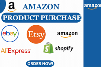 do etsy, ebay, amazon, and walmart product purchasing and review services