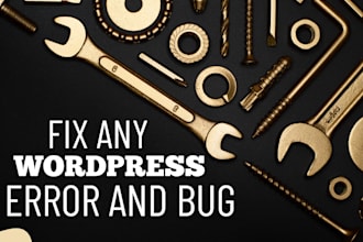 fix wordpress bugs, errors and customize websites using HTML and CSS
