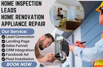 generate home inspection leads home renovation appliance repair home improvement