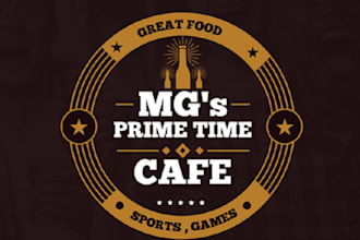 design soothing new diner sports bar logo