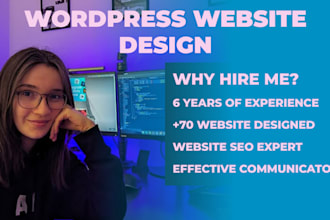 design wordpress website with uncode, the7, enfold, porto houzez or bridge theme