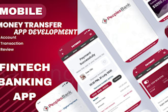 develop secure neobank app money transfer app payment app bank app fintech app