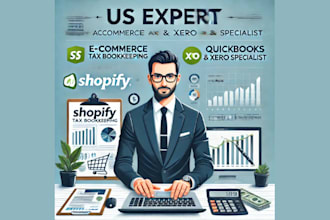 us expert shopify, ecommerce tax bookkeeping, quicksbooks and xero specialist
