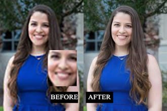 enhance, upscale low quality or blurry photo