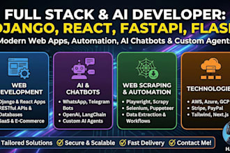 be expert full stack django ai custom agentic website developer