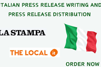 do italian press release writing with italian press release distribution