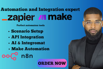 n8n workflow automation ai agent make com automation scenario webhook zapier