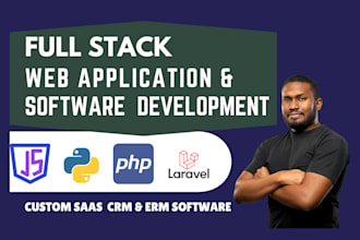 custom software development full stack saas web application using mern laravel