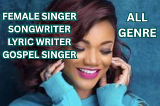 be female singer, gospel singer, songwriter, ghostwrite lyric