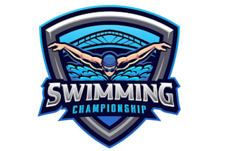 design high quality esport swimming pool logo with fastest delivery