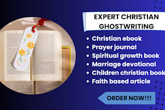 ghostwrite daily devotionals, sermons, prayer journals and christian ebook