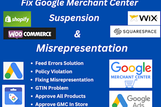 fix gmc suspension misrepresentation and approve products feed