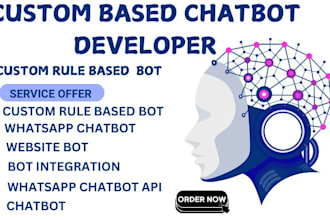 build custom rule based ai chatbot, ai bot development, whatsapp ai chatbots