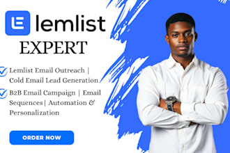 set up lemlist for cold email outreach