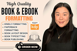 do kindle and paperback manuscript formatting kdp book editing ebook publishing
