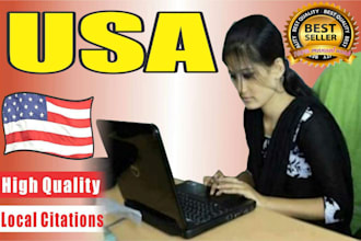 build top 350 USA local citations and directory submission for local SEO