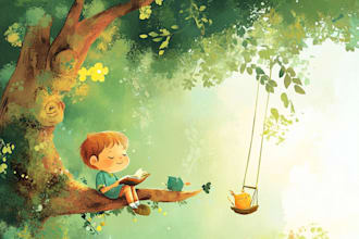 make captivating children book and storybook illustrations
