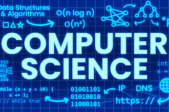 do urgent computer science c, cpp, java, java script and python projects