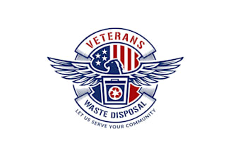design inventive veterans waste disposal logo