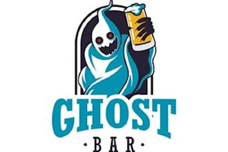 design attractive superior ghost bar logo
