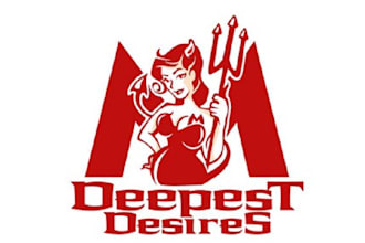 design unique naughty cheeky devil focused logo