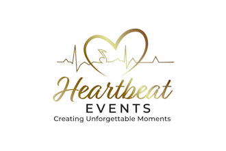 design marvelous heartbeat logo