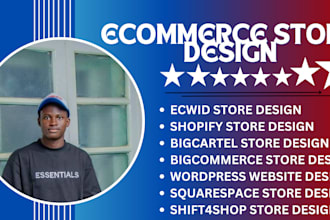 build ecommerce website ecwid bigcartel shopify shift4shop