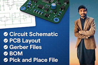 do pcb design pcb layout and circuit schematic