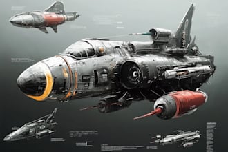 design spaceships and sci fi vehicles