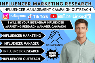 find instagram influencer marketing research influencer manage campaign outreach