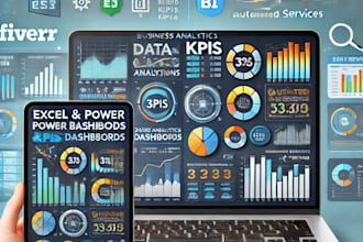 design automated excel dashboards to track kpis and business performance