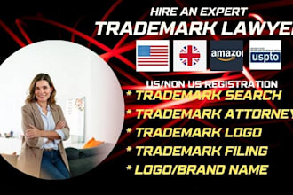 file your trademark application and be your US attorney representative