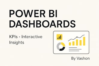 build custom power bi dashboards and reports