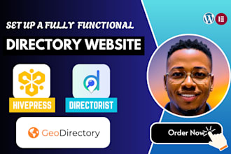 build design wordpress directory website with hivepress directorist geodirectory