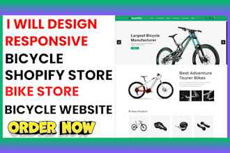 design responsive bicycle shopify store bike shopify store bike website bicycle