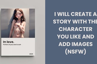 create a story with your favorite character and images nsfw