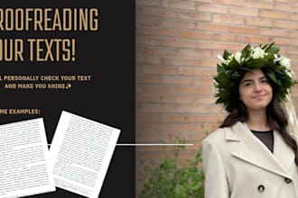 proofread and correct your university thesis