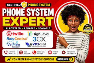 setup ringcentral aircall quo 3cx ghl grasshopper a2p 10dlc tcr IVR 2 way call
