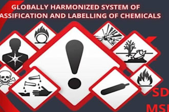 create ghs safety data sheets or sds or msds
