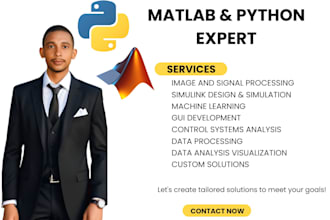 do image and signal processing by using matlab and python