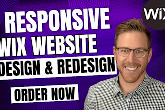 design professional wix website, wix seo, redesign wix website, wix online store