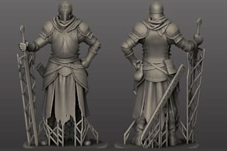 do 3d action figure 3d miniature architecture model 3d character for 3d printing