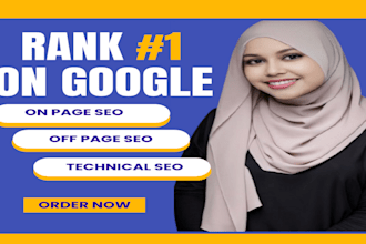 do a detailed technical SEO audit and on page issues fix for your website