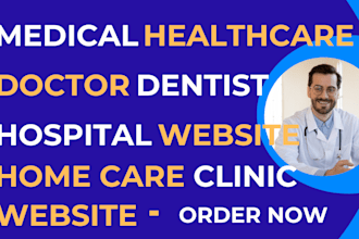design medical website, healthcare, doctor, dentist, plastic surgery, insurance