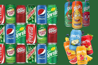 do label for juice, box, can beer ,water bottle,soda wine juice label packaging