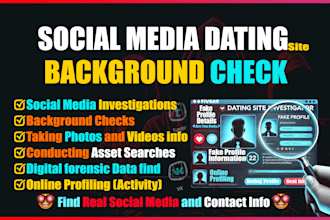 conduct private investigations, background checks, osint research USA and UK