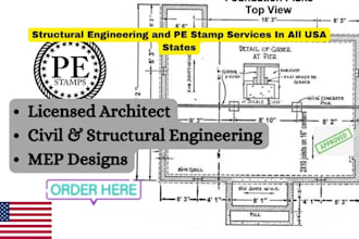licensed architect structural engineering pe stamp in hawaii, massachusetts