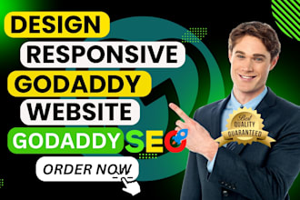 godaddy website design, godaddy redesign, website SEO, godaddy landing page