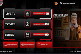 build smart tv app, iptv player, samsung tizen, vod app, live TV, tvos, lg webo